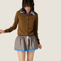 MIU MIU CARDIGAN WITH COLLAR